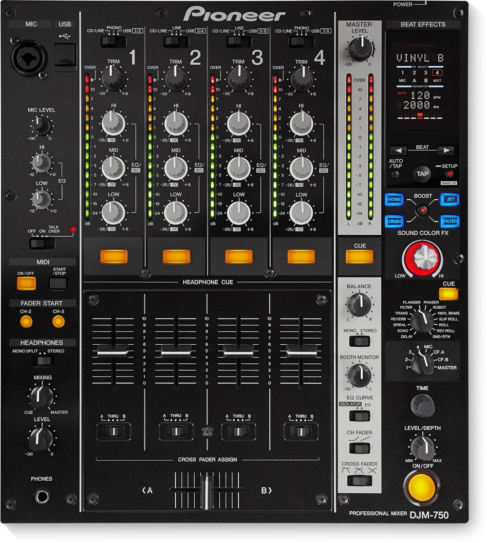 Pioneer DJ DJM 750 4 Kanal Ses Kartlı Dj Mikser