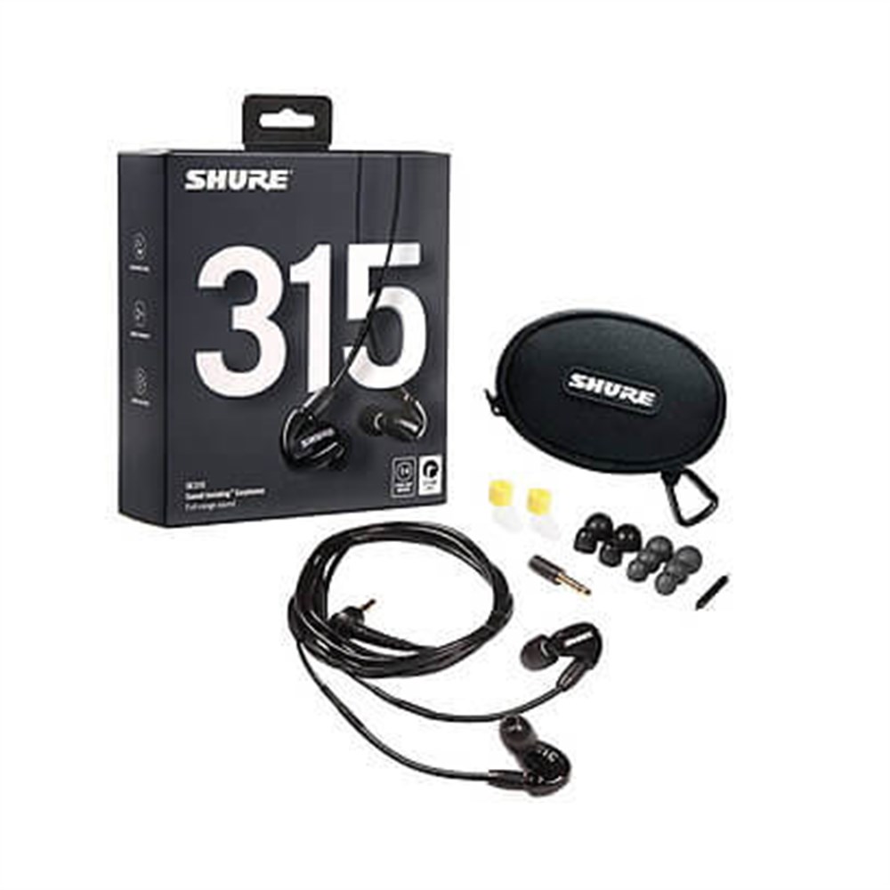 Shure Se315-K In-Ear Kulaklık