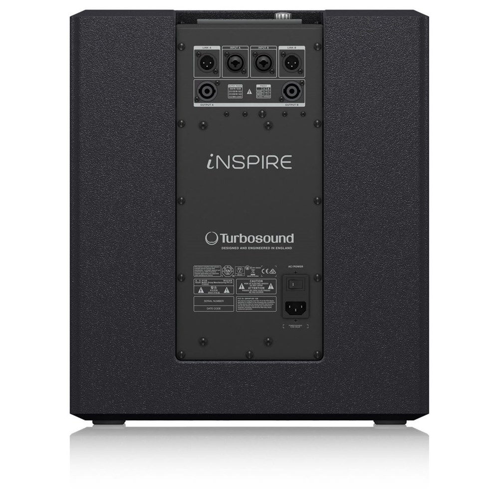 Turbosound Inspire IP 12B - 1.000 Watt Aktif Subbass Bluetooth Hoparlör