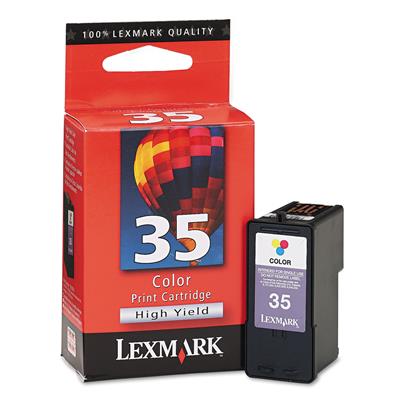 Lexmark 18C0035E - 35XL Numaralı Yüksek Kapasiteli 3 Renkli Kartuş