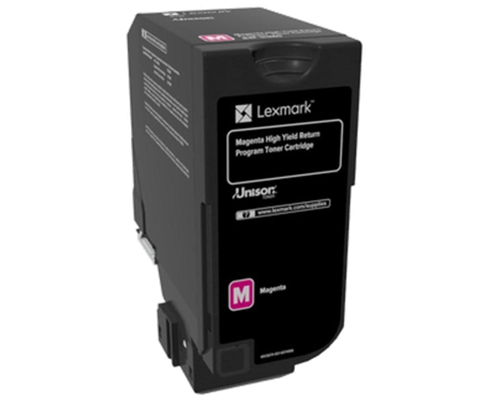 Lexmark 84C5HM0 - Yüksek Kapasiteli Kırmızı Toner