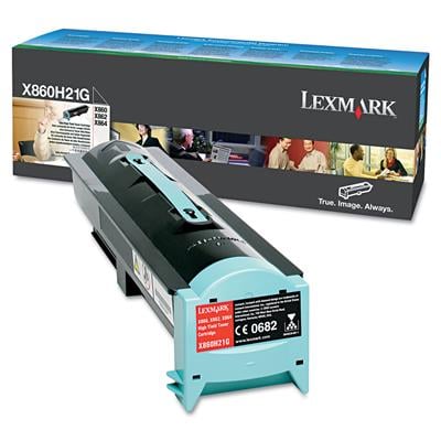 Lexmark X860H21G - Yüksek Kapasiteli Siyah Toner