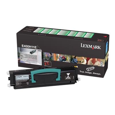Lexmark E450H11E - Yüksek Kapasiteli Siyah Toner