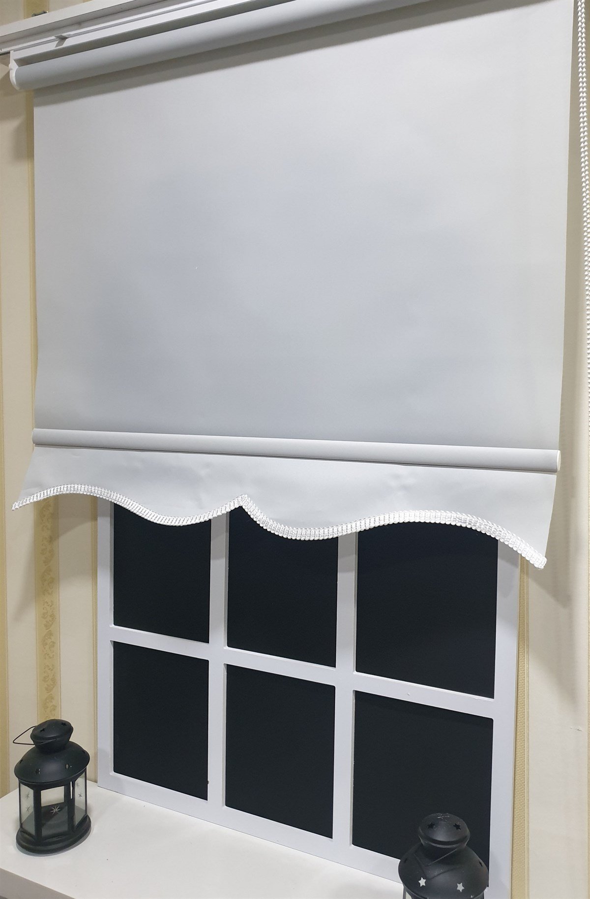 Düz Gri Stor Perde STB--5321