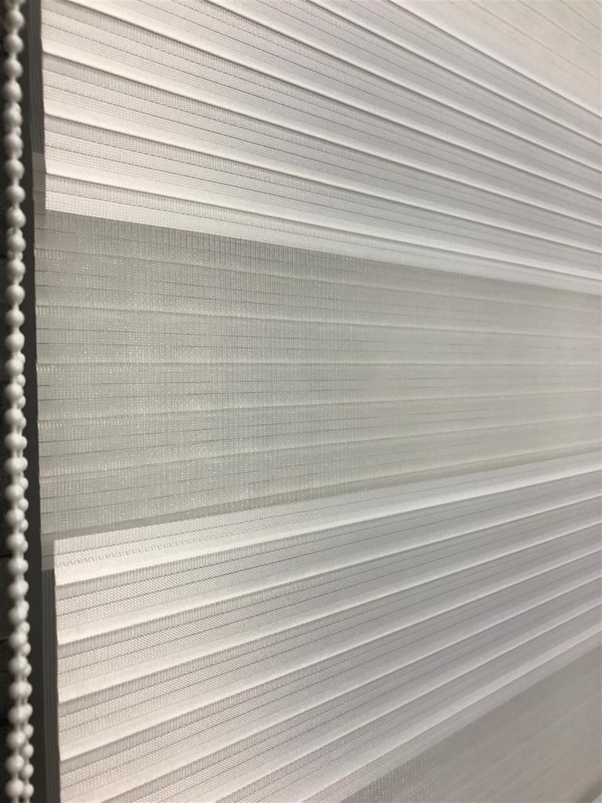 Pliseli Stor Zebra Perde Ekru STB481-D