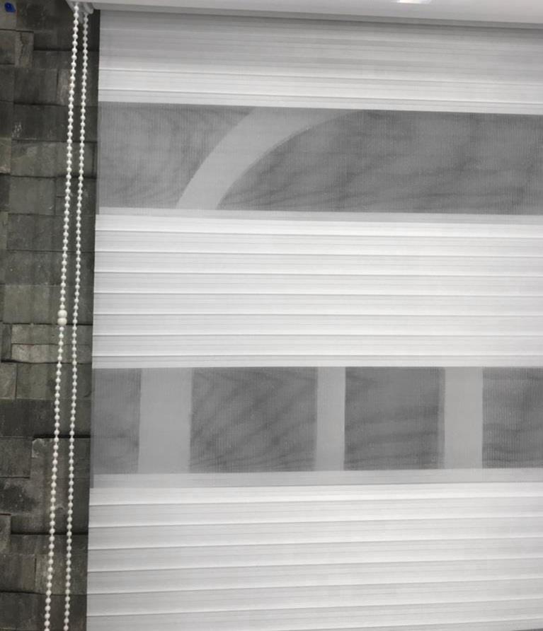 TİCİMAXStorBuradaPliseli Stor Zebra Perde Beyaz STB480-D