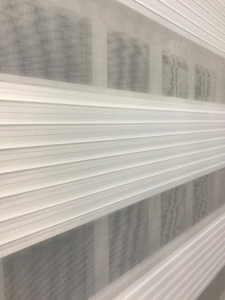 TİCİMAXStorBuradaPliseli Stor Zebra  Sert Plastik Kasalı Ekru Perde  STB481-PD