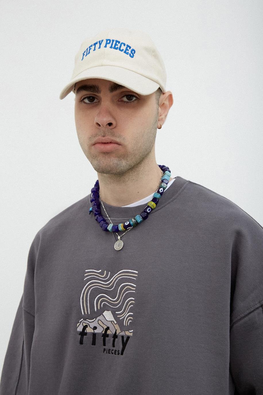 Men's Washed Oversized Sweatshirt