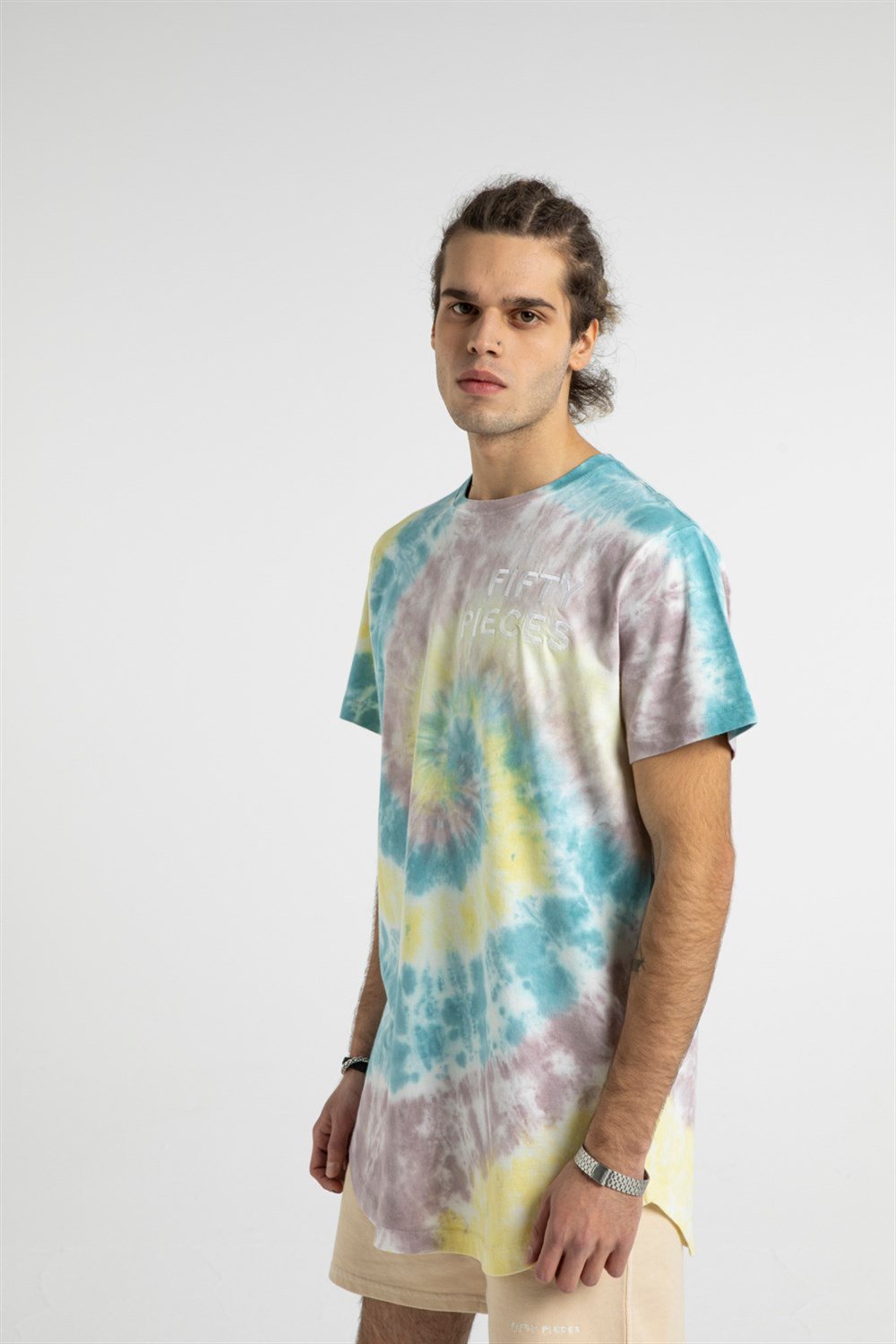 Erkek Batik Uzun T-Shirt
