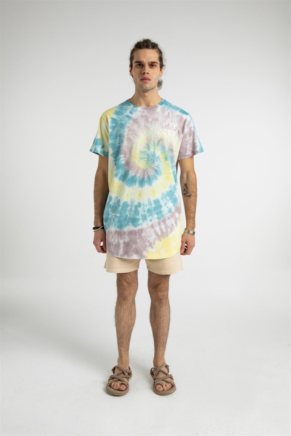 Erkek Batik Uzun T-Shirt