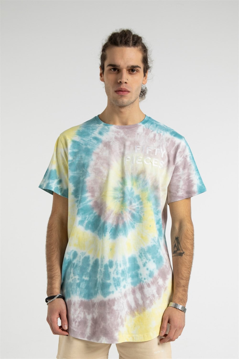 Erkek Batik Uzun T-Shirt