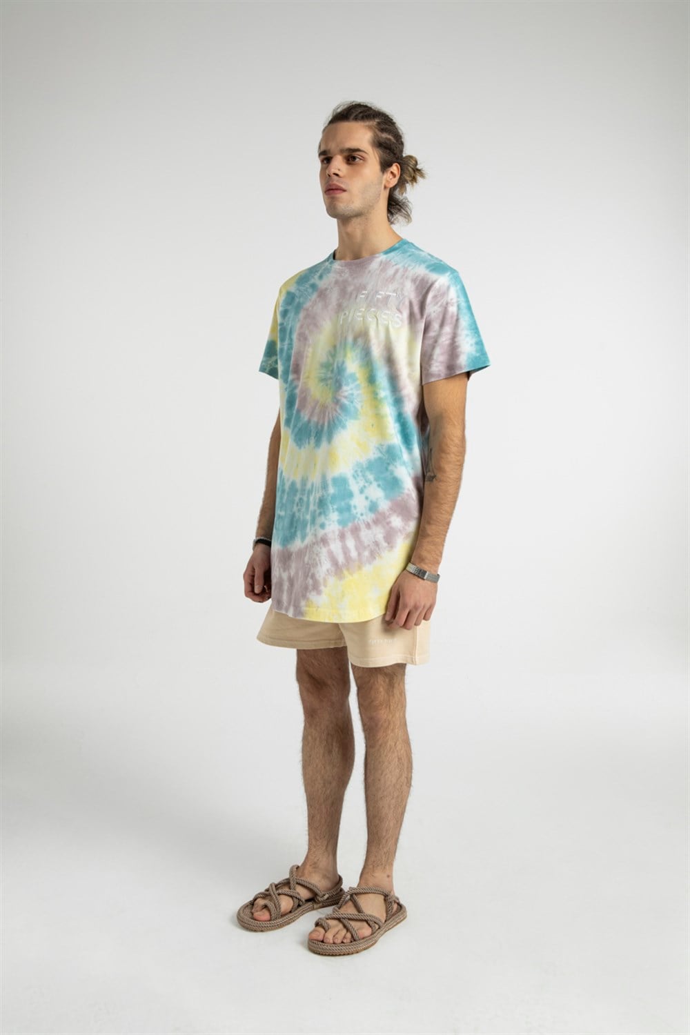 Erkek Batik Uzun T-Shirt