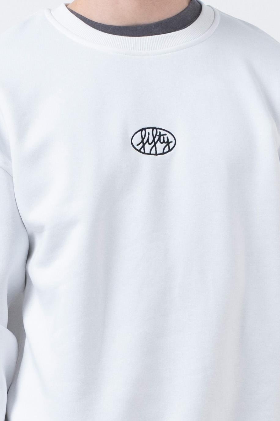 Men's Drop Shoulder Back Printed Sweatshirt