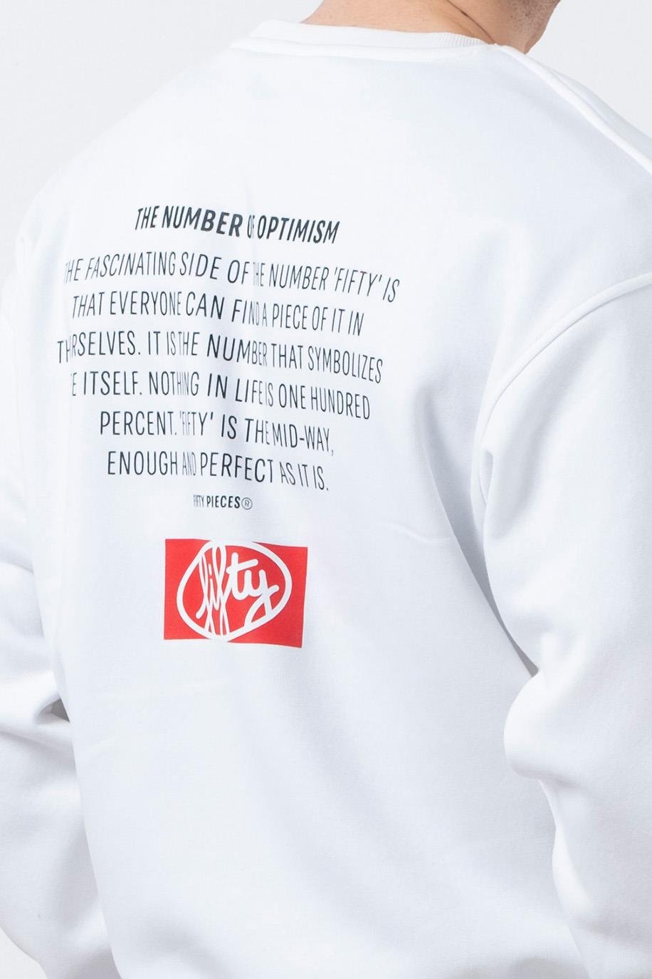 Men's Drop Shoulder Back Printed Sweatshirt