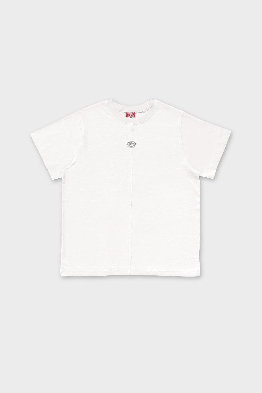 Erkek Beyaz Regular Fit Sırt Baskılı T-Shirt 