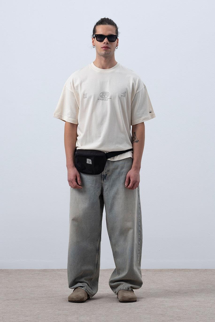 ERKEK CORE DÜŞÜK OMUZLU T-SHIRT