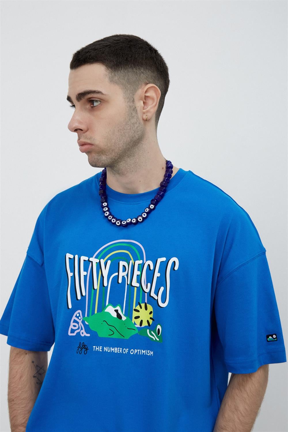 ERKEK DÜŞÜK OMUZLU T-SHIRT