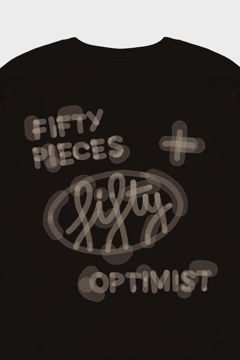 Men's Drop Shoulder Back Printed Sweatshirt