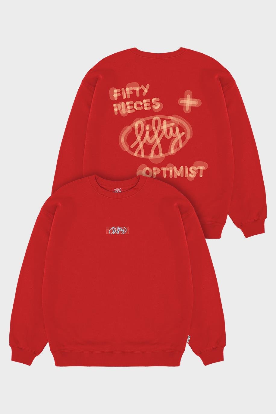 Men's Drop Shoulder Back Printed Sweatshirt