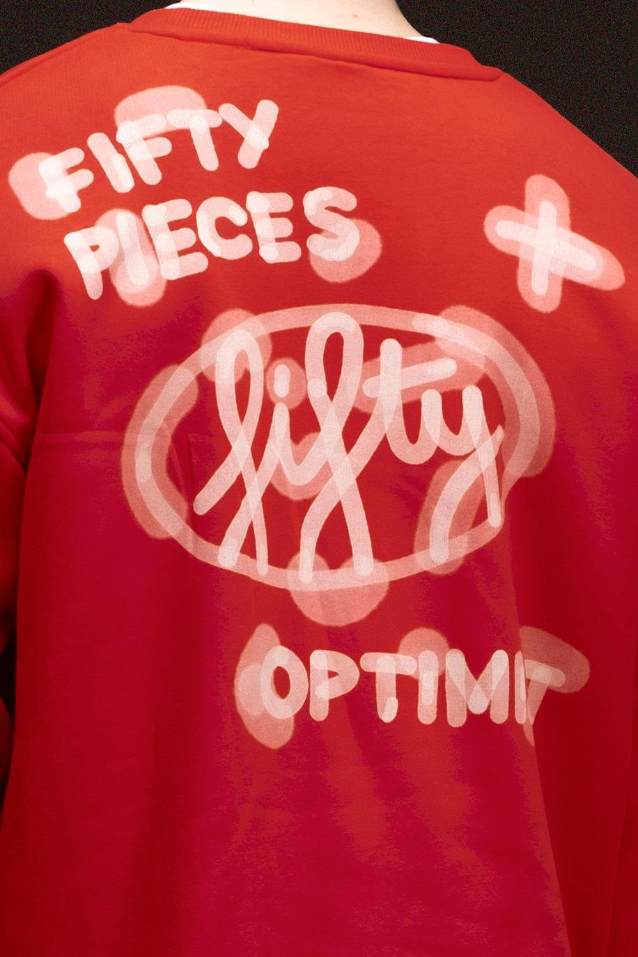 Men's Drop Shoulder Back Printed Sweatshirt