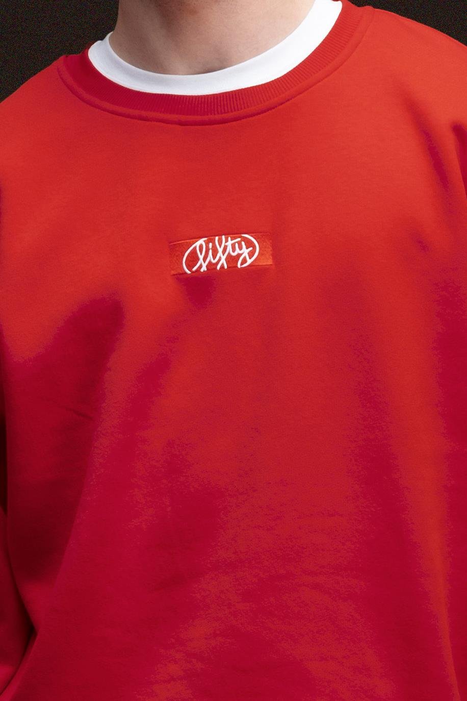 Men's Drop Shoulder Back Printed Sweatshirt