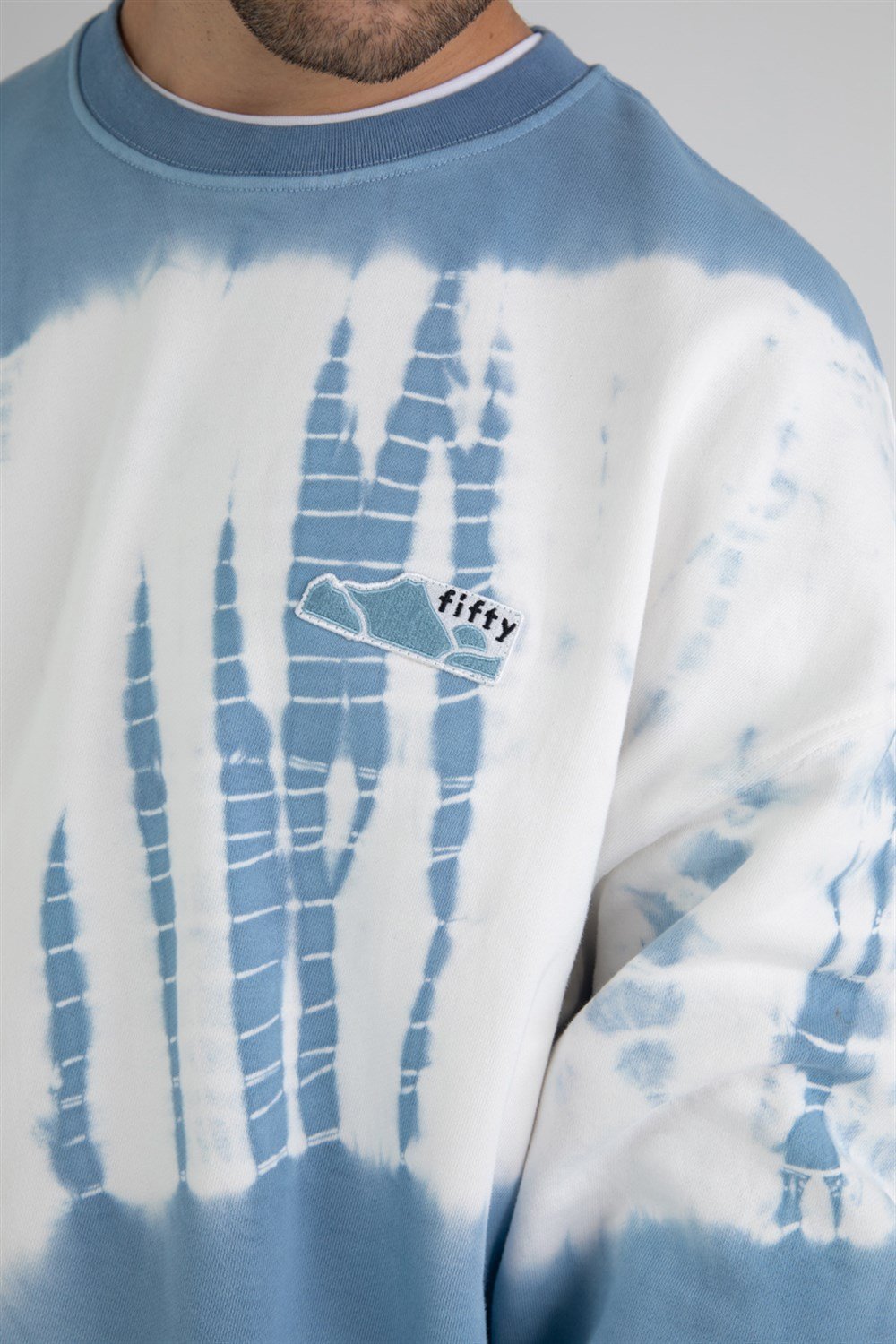 Erkek Batik Oversize Sweatshirt