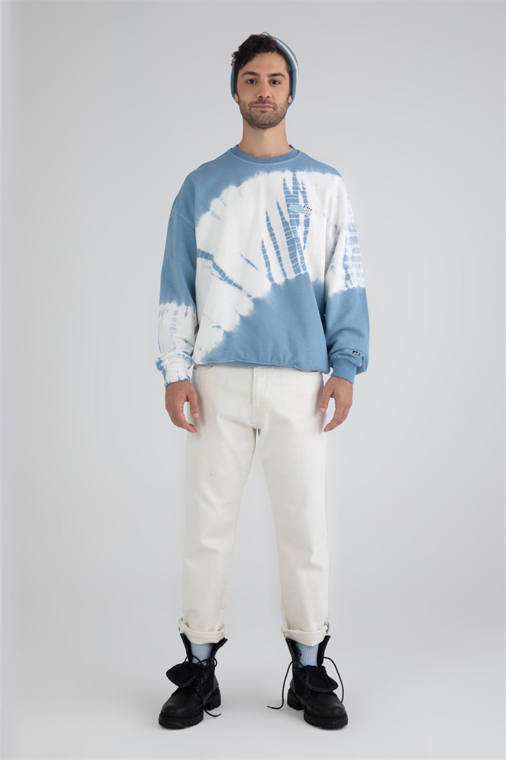 Erkek Batik Oversize Sweatshirt