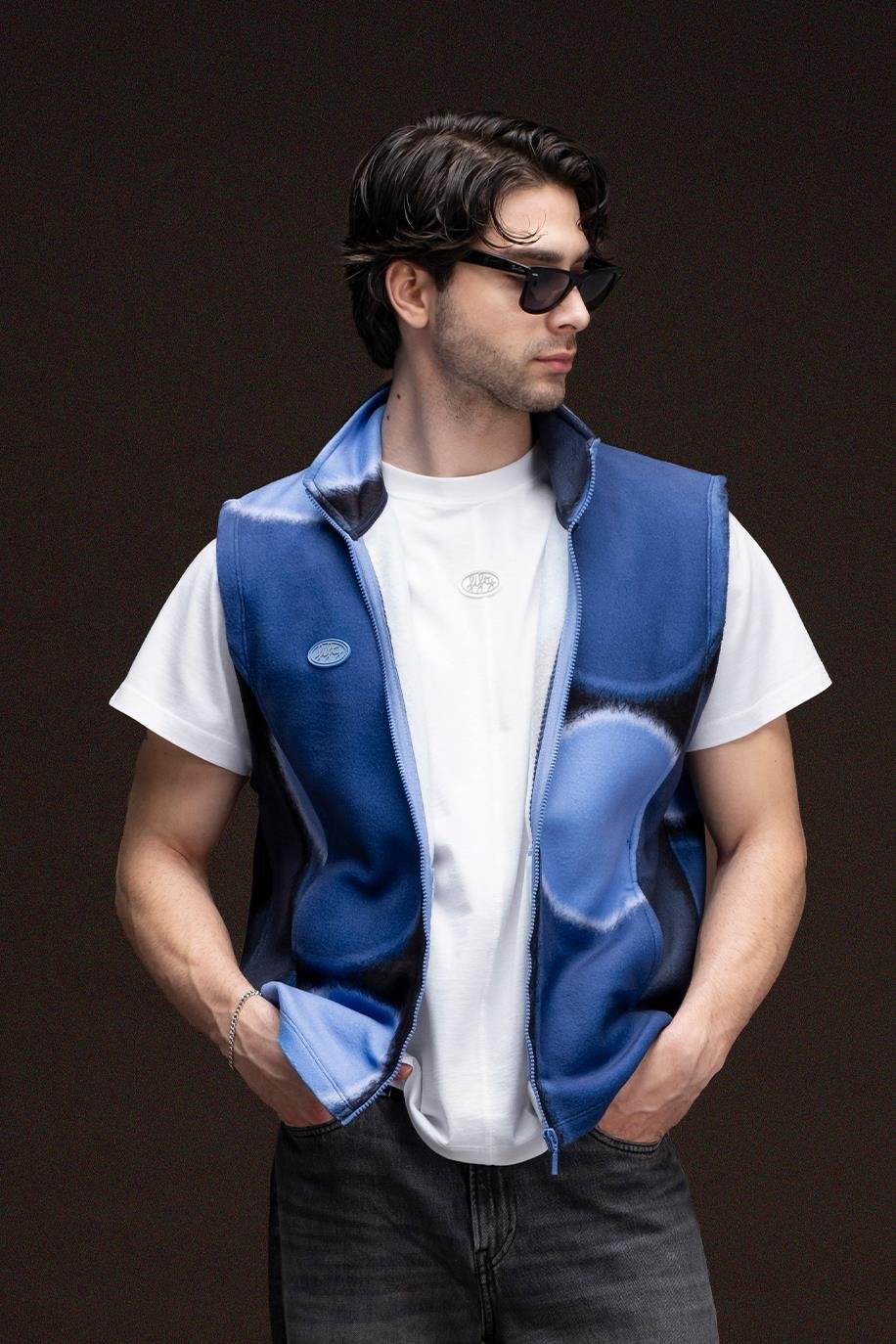 Men's Zippered Fleece Vest