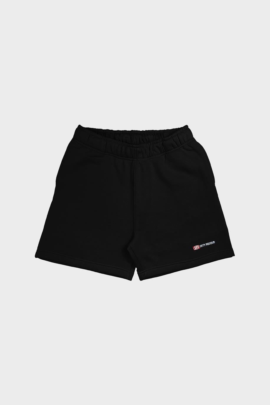 Erkek Siyah Loose Fit Jogger Şort