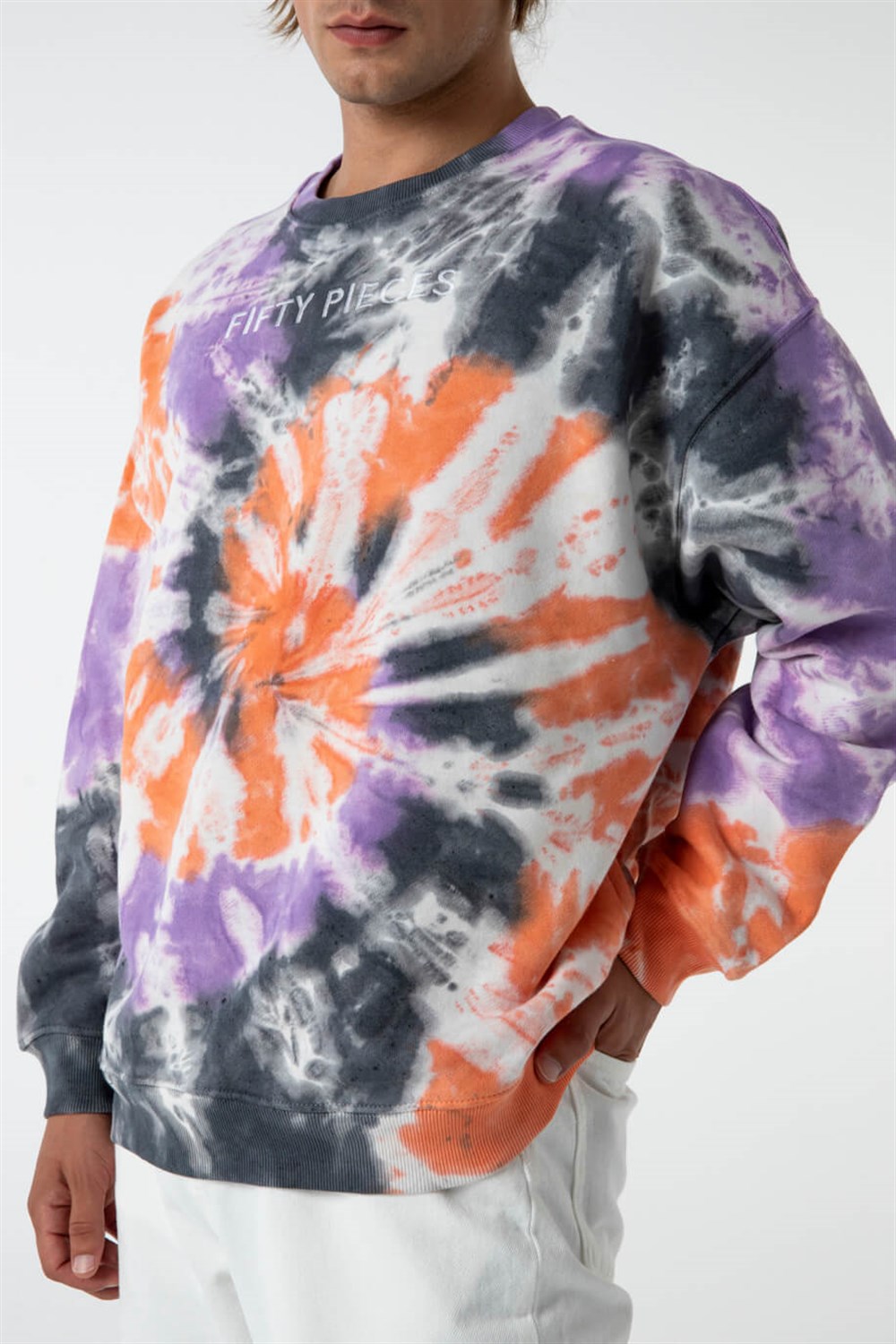 ERKEK BATİK OVERSIZE SWEATSHIRT