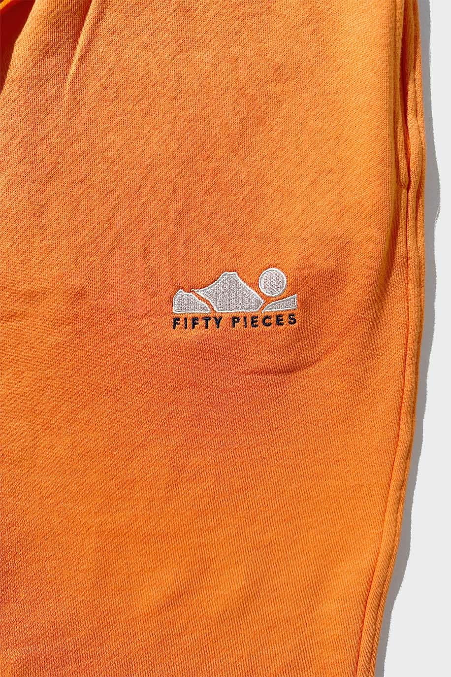 Men's Orange Loose Fit Jogger