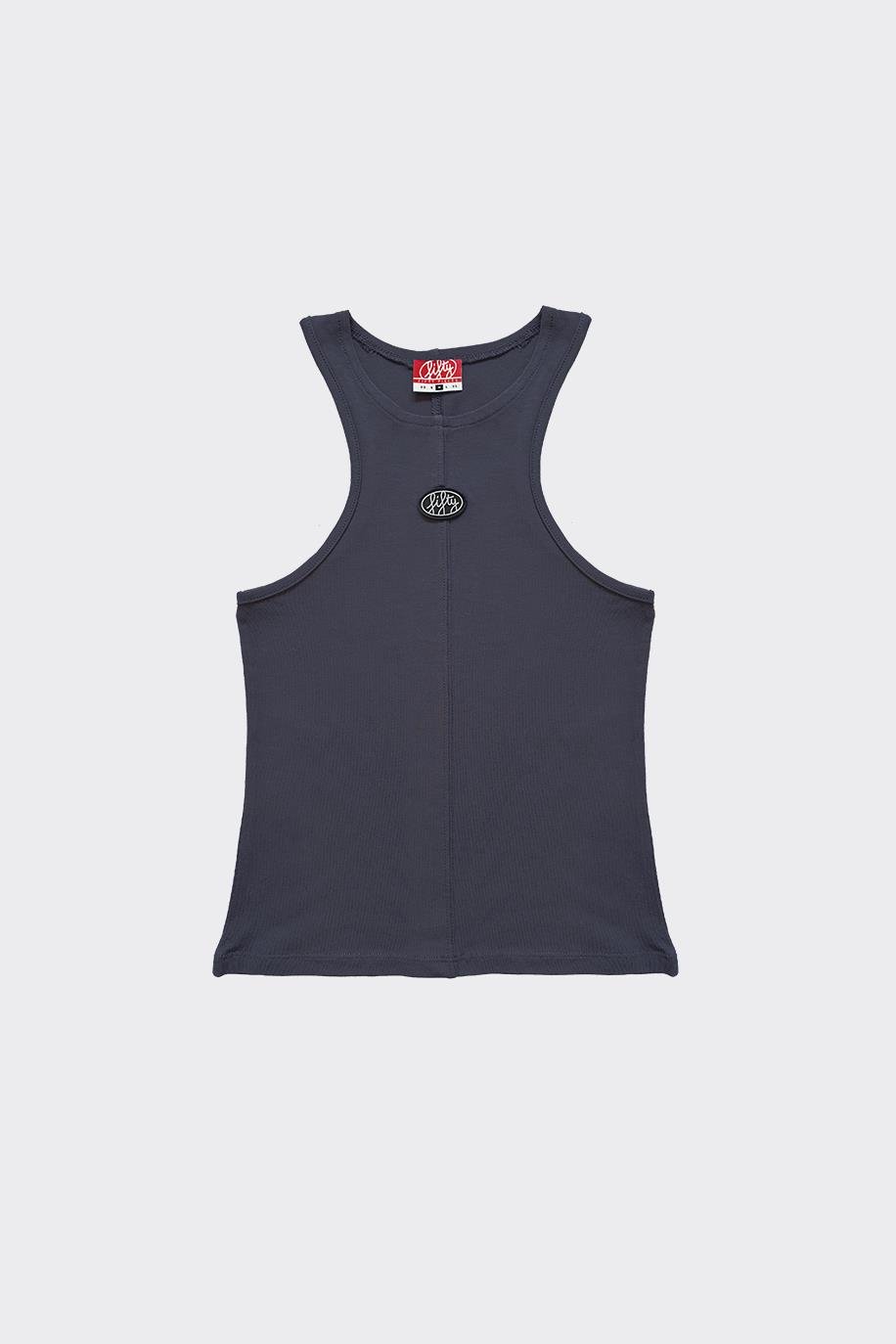 Kadın Antrasit Halter Yaka Atlet