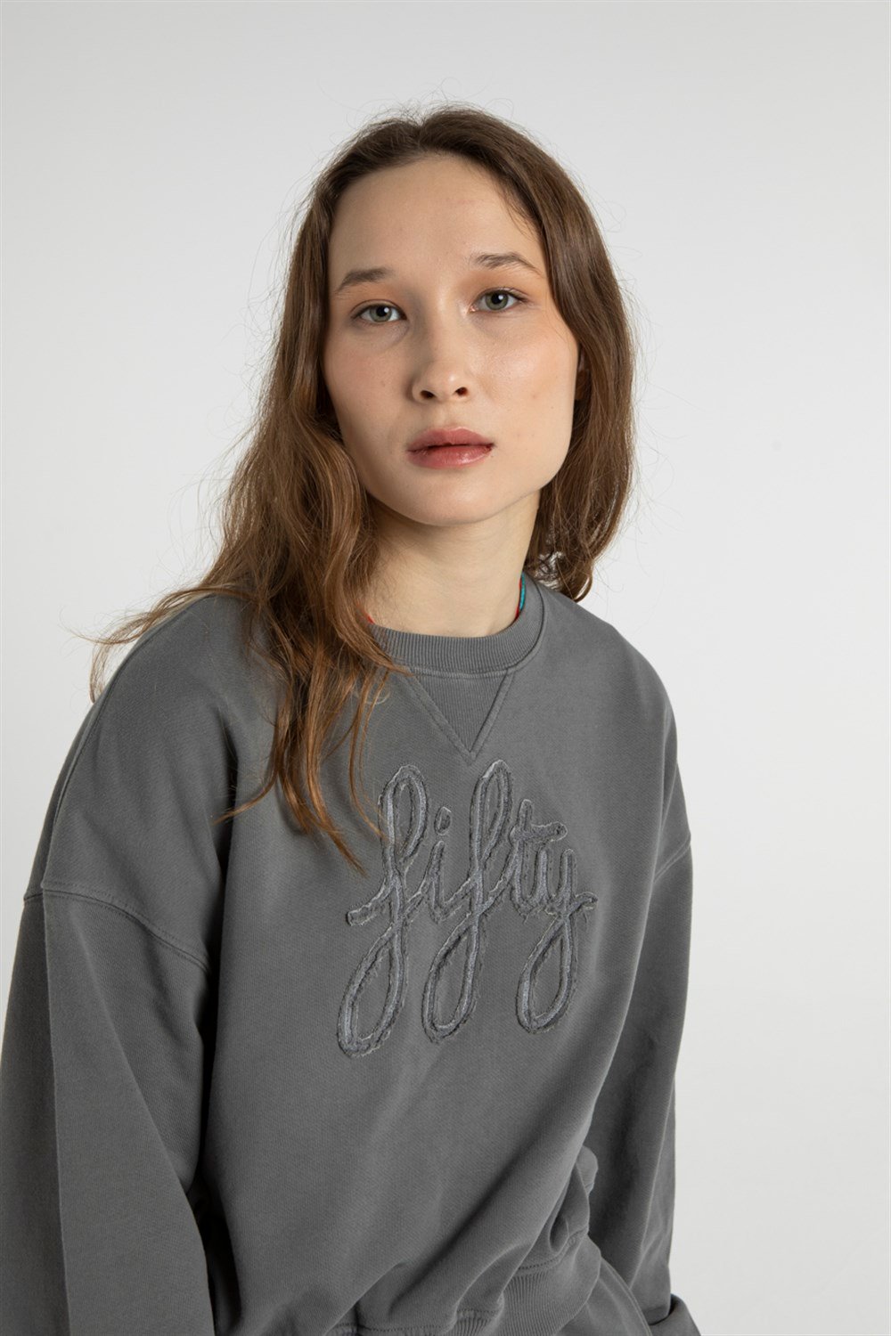Kadın Loose Fit Sweatshirt