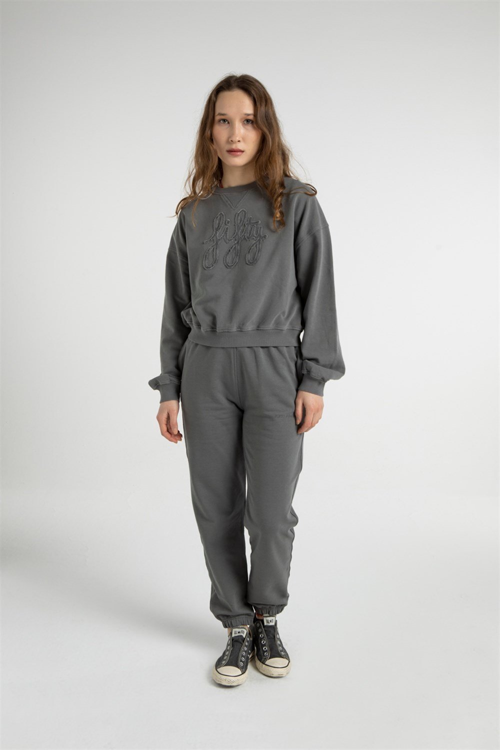 Kadın Loose Fit Sweatshirt