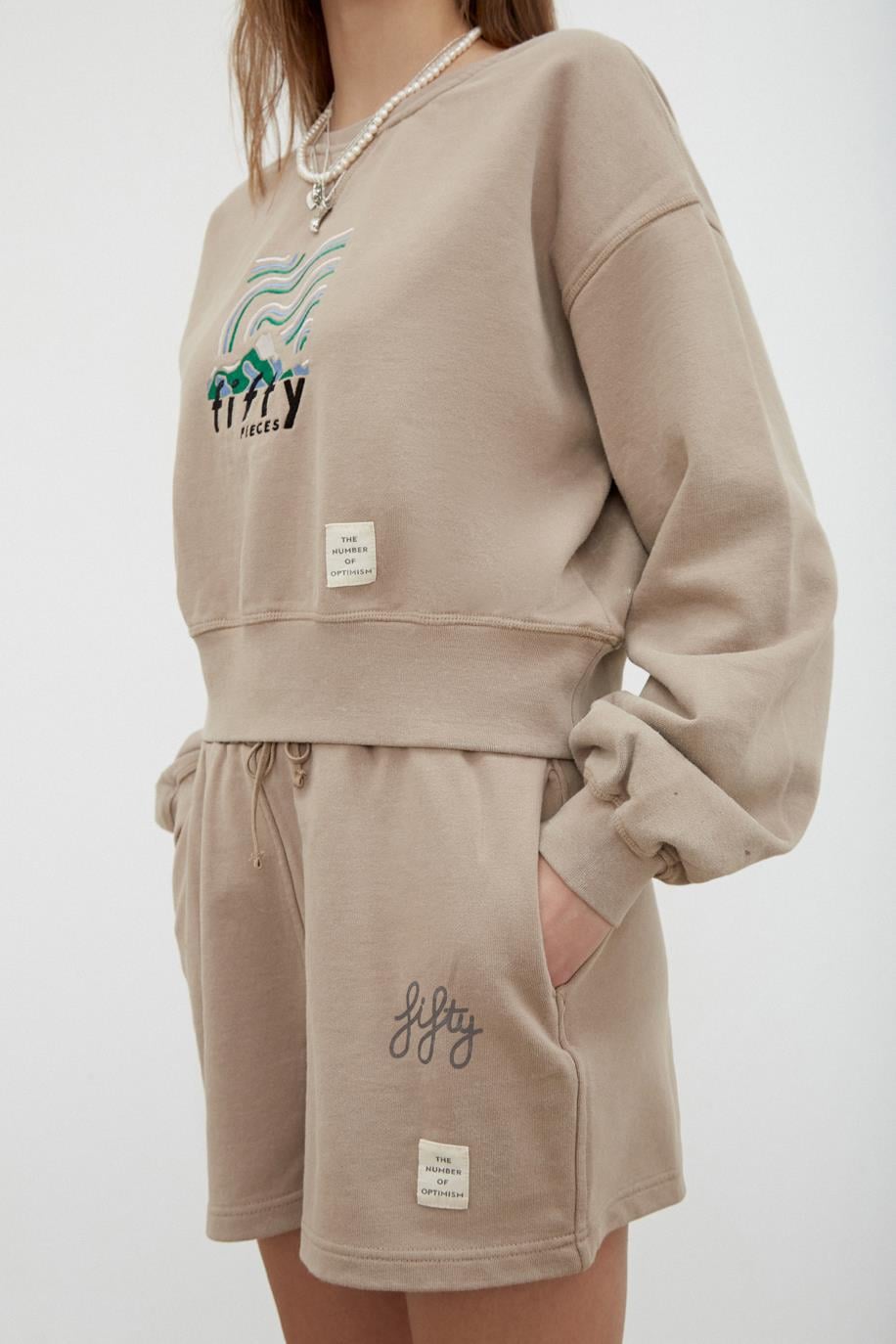 Women's Washed Loose Fit Sweatshirt
