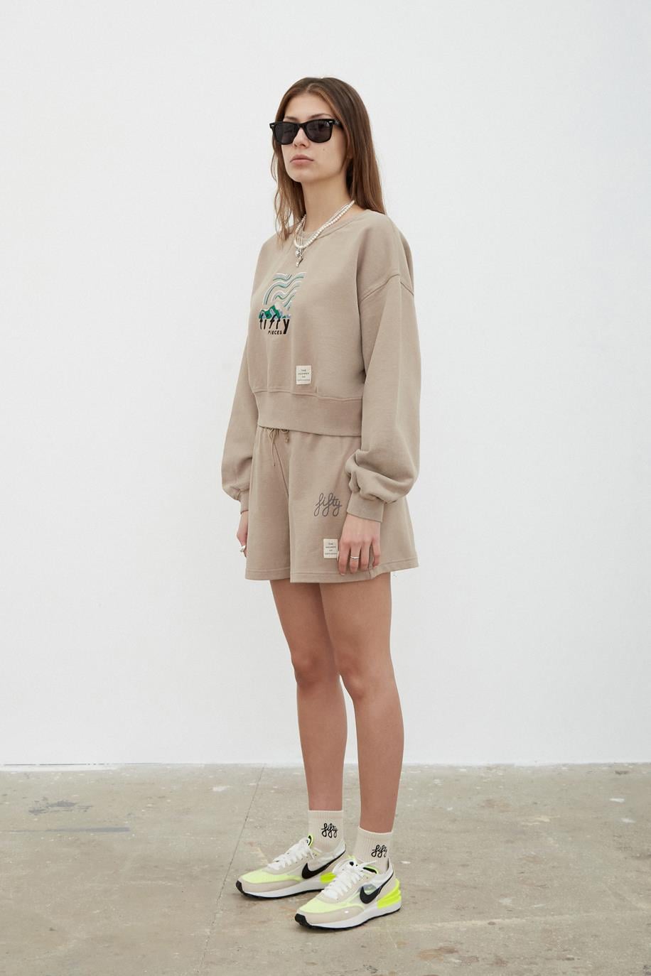 Women's Washed Loose Fit Sweatshirt