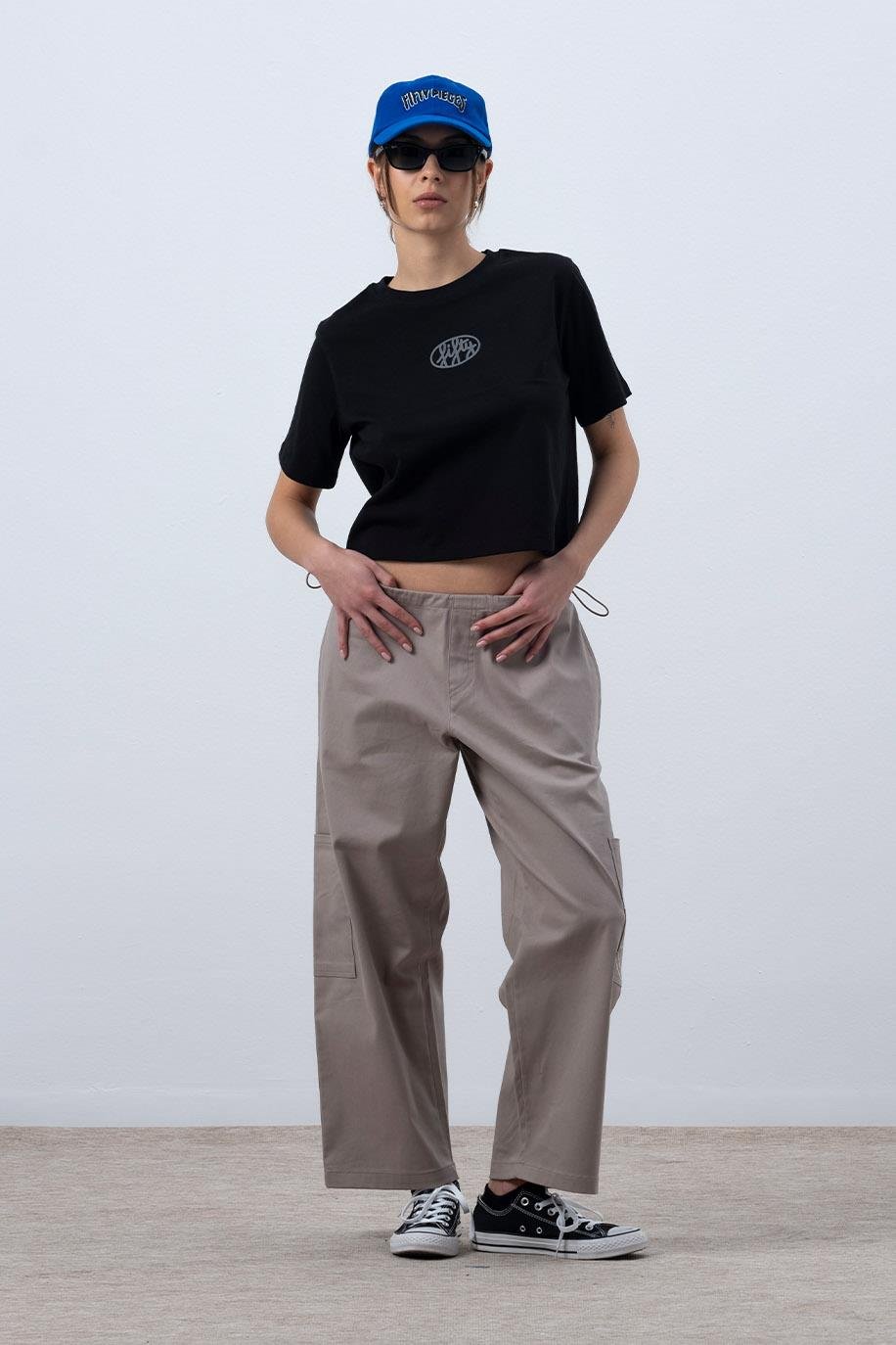 KADIN CORE MID-LENGTH BASIC T-SHIRT