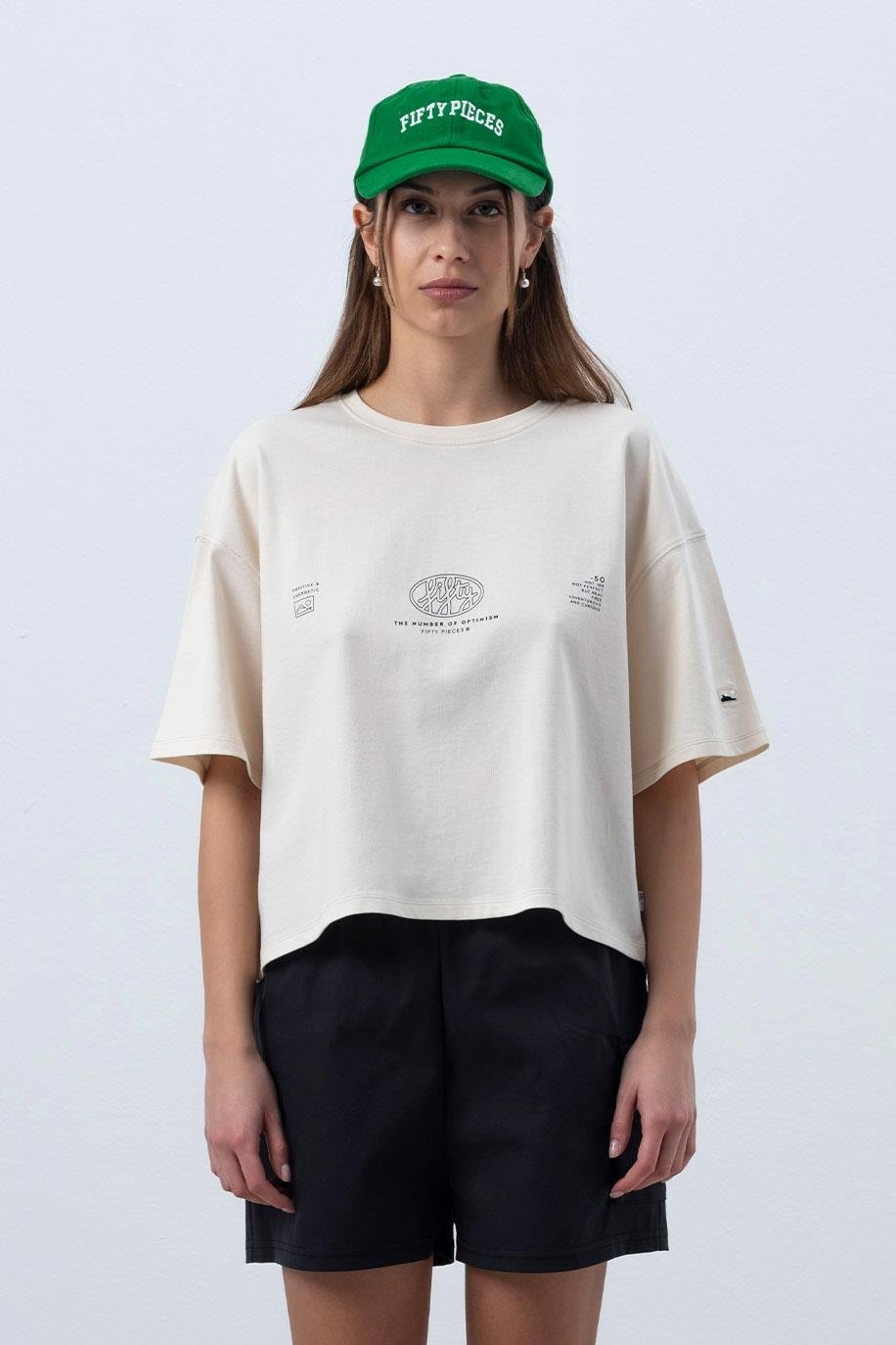 KADIN CORE OVERSIZE MID-LENG T-SHIRT