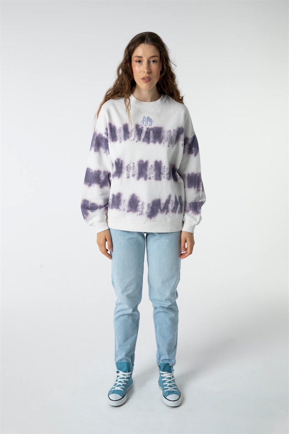 KADIN BATİK OVERSIZE SWEATSHIRT