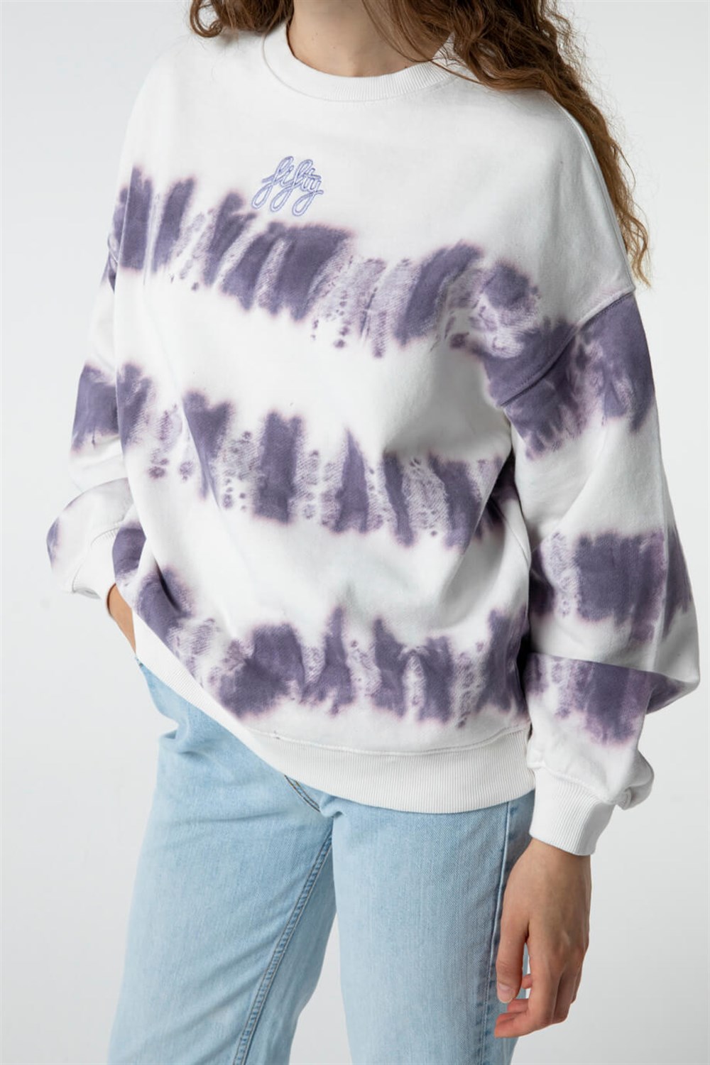 KADIN BATİK OVERSIZE SWEATSHIRT