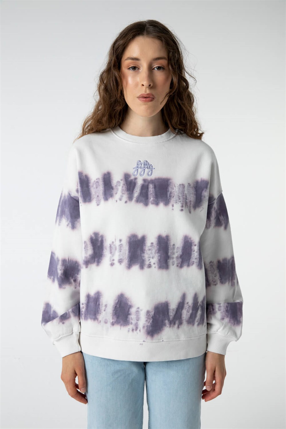 KADIN BATİK OVERSIZE SWEATSHIRT