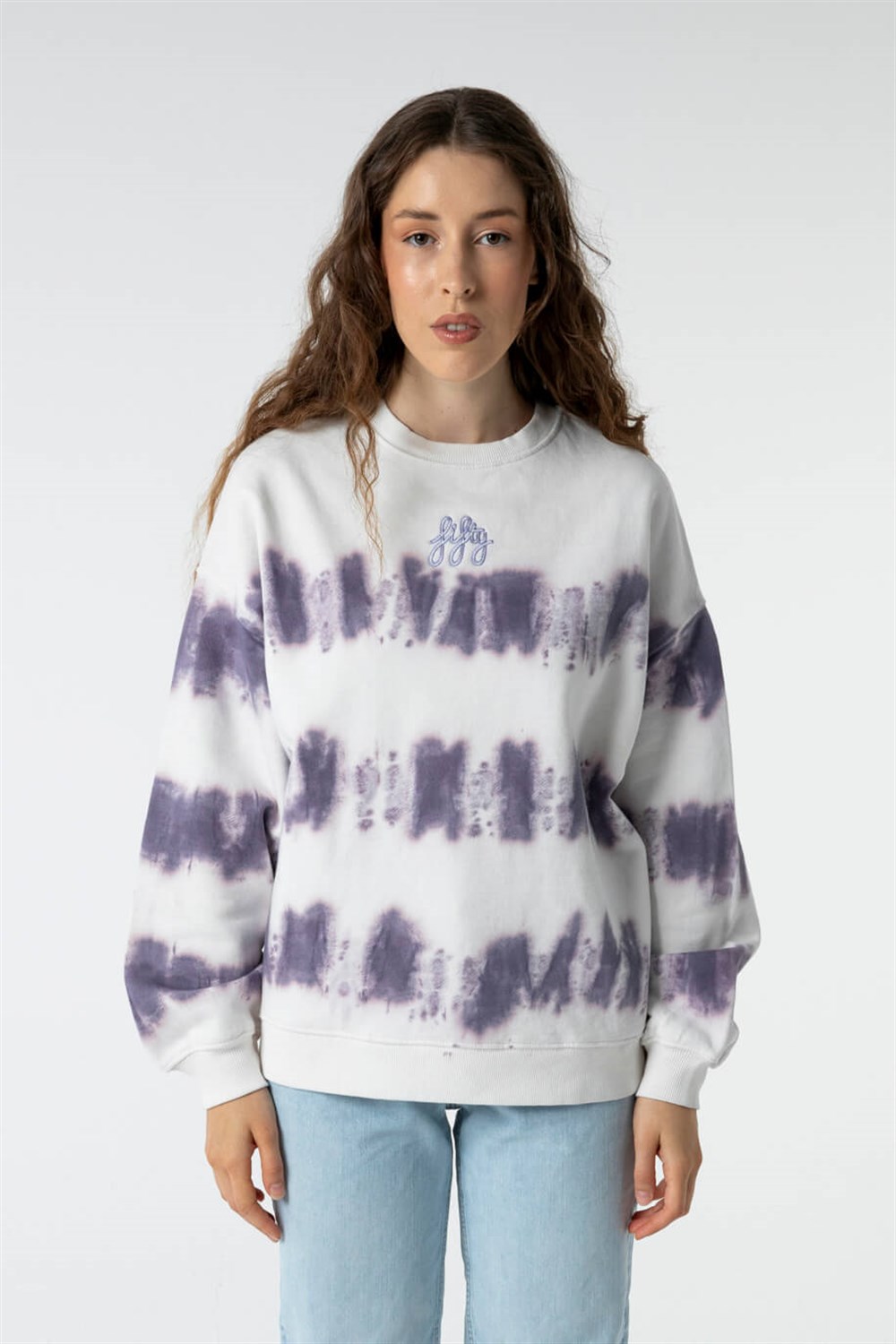 KADIN BATİK OVERSIZE SWEATSHIRT
