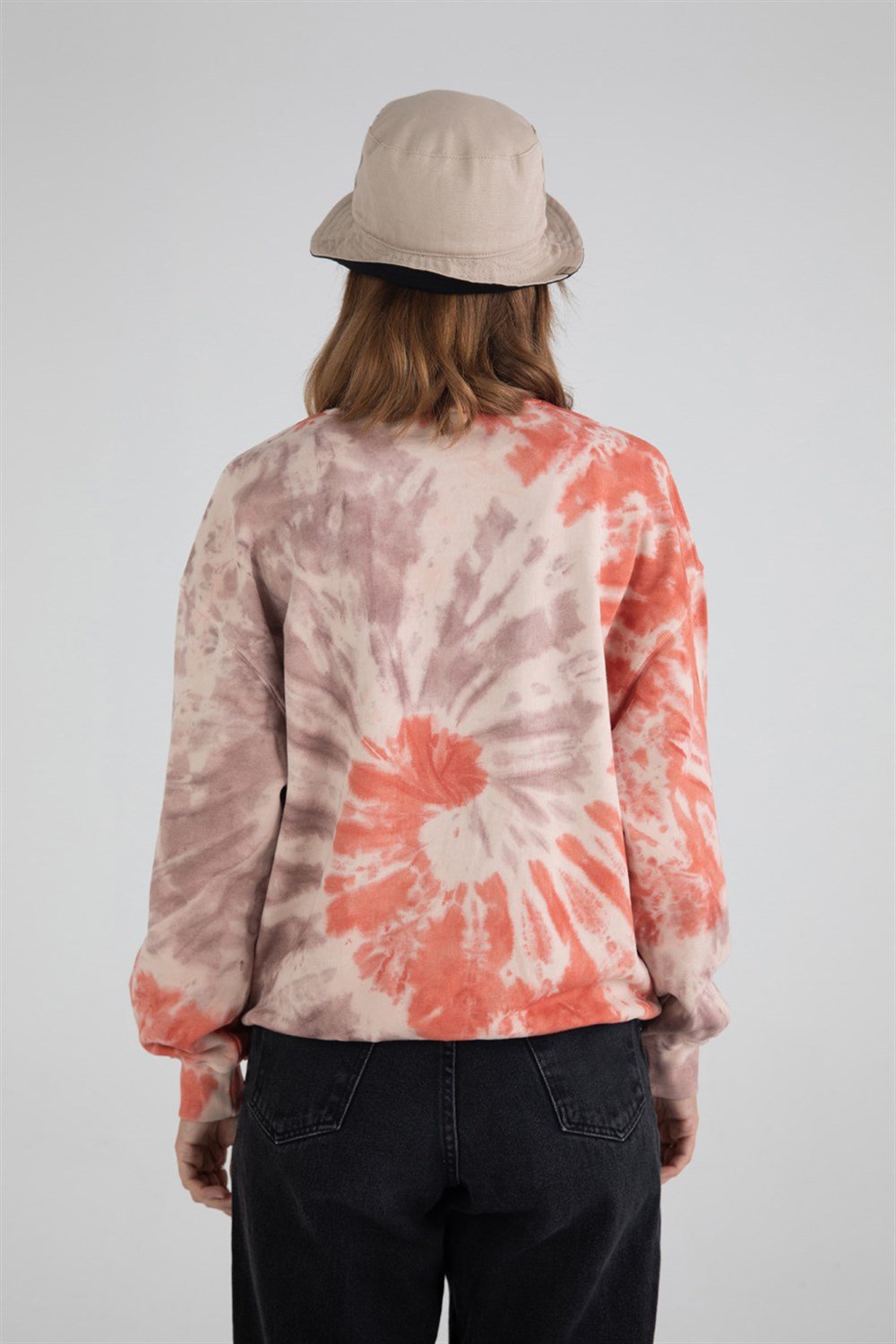 Kadın Batik Oversize Sweatshirt