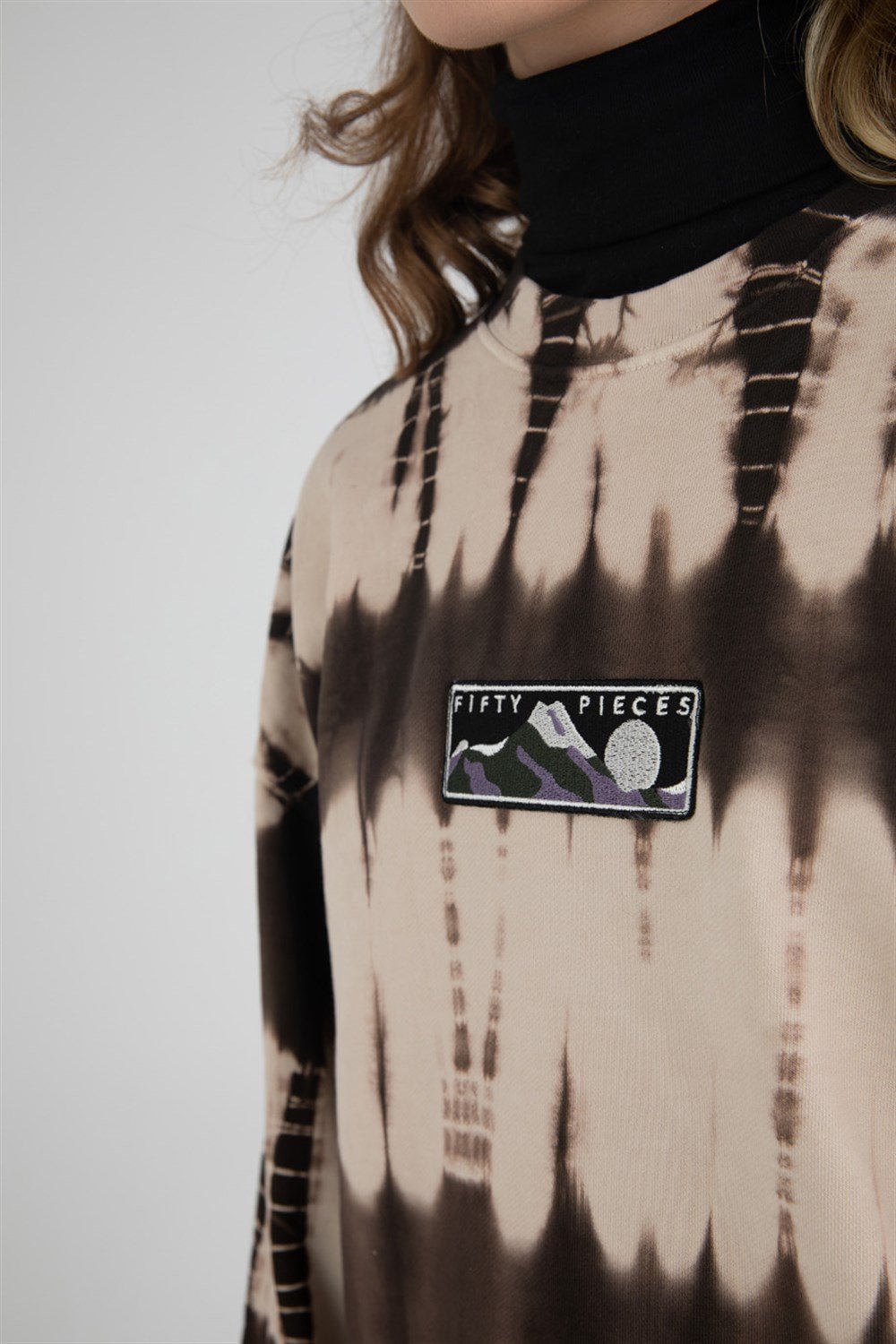 Kadın Batik Oversize Sweatshirt