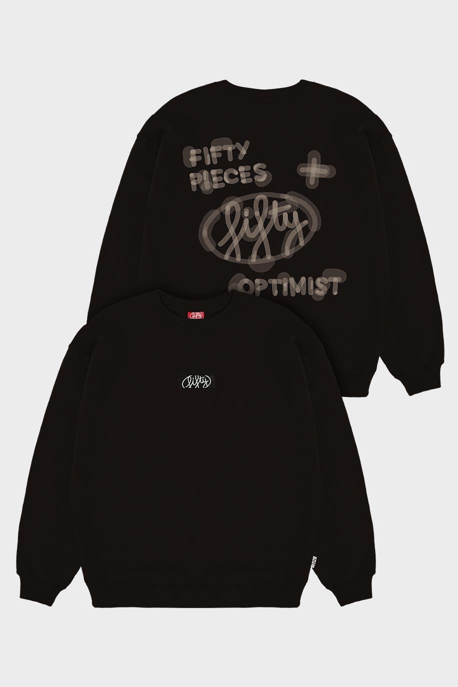 Kadın Kahverengi Oversize Sırt Baskılı Sweatshirt