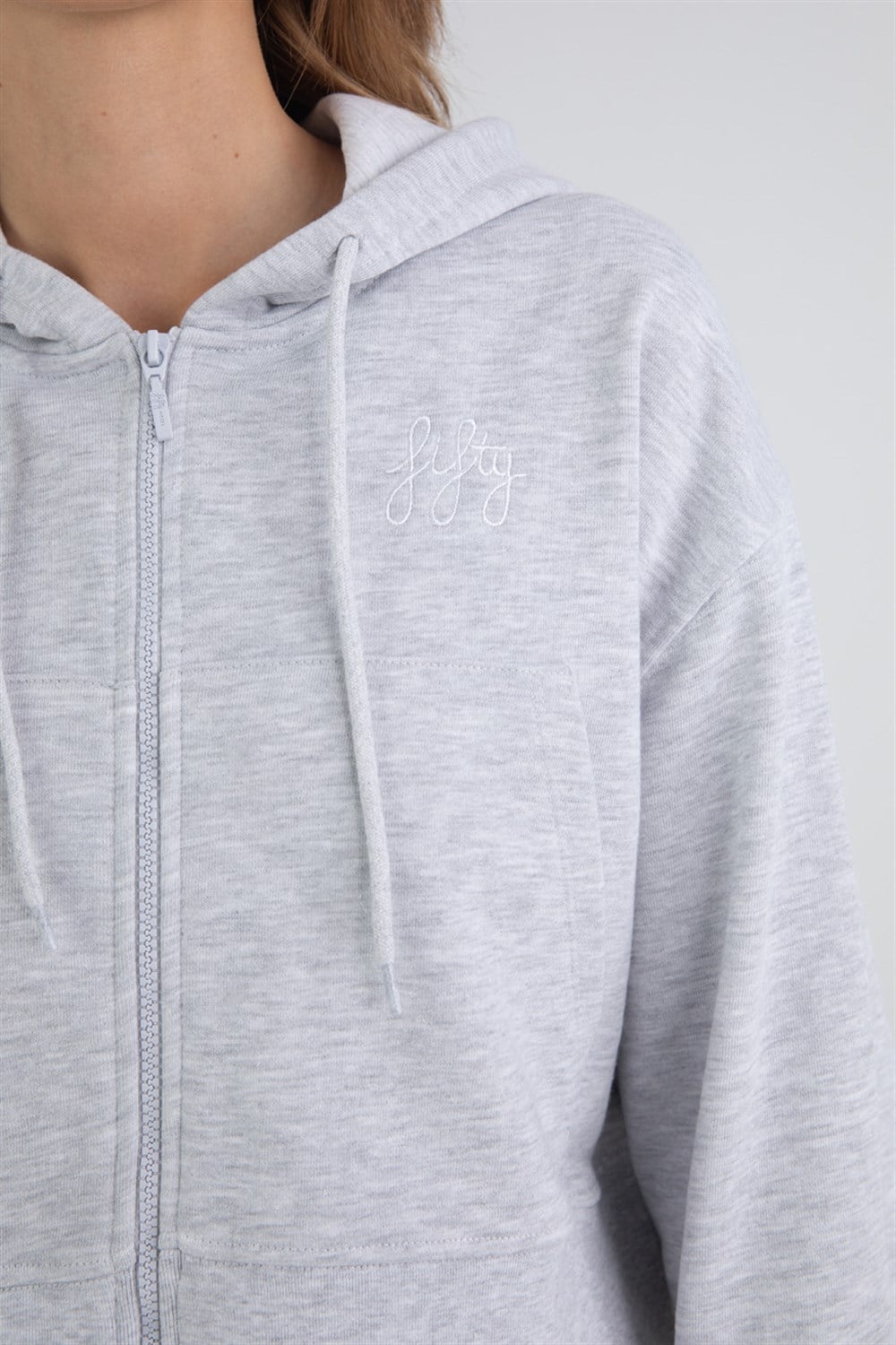 Kadın Fermuarlı Hoodie
