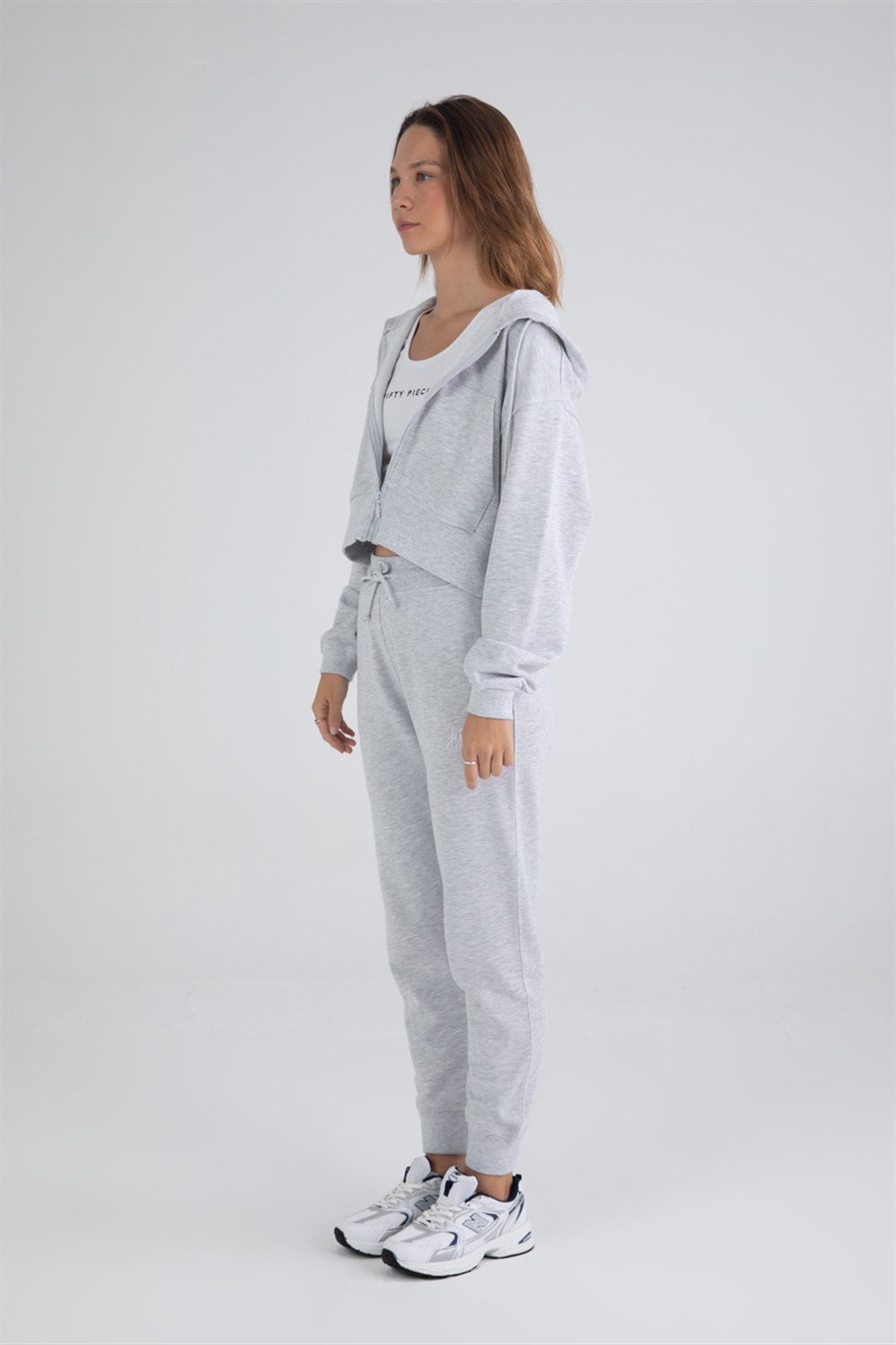 Kadın Fermuarlı Hoodie