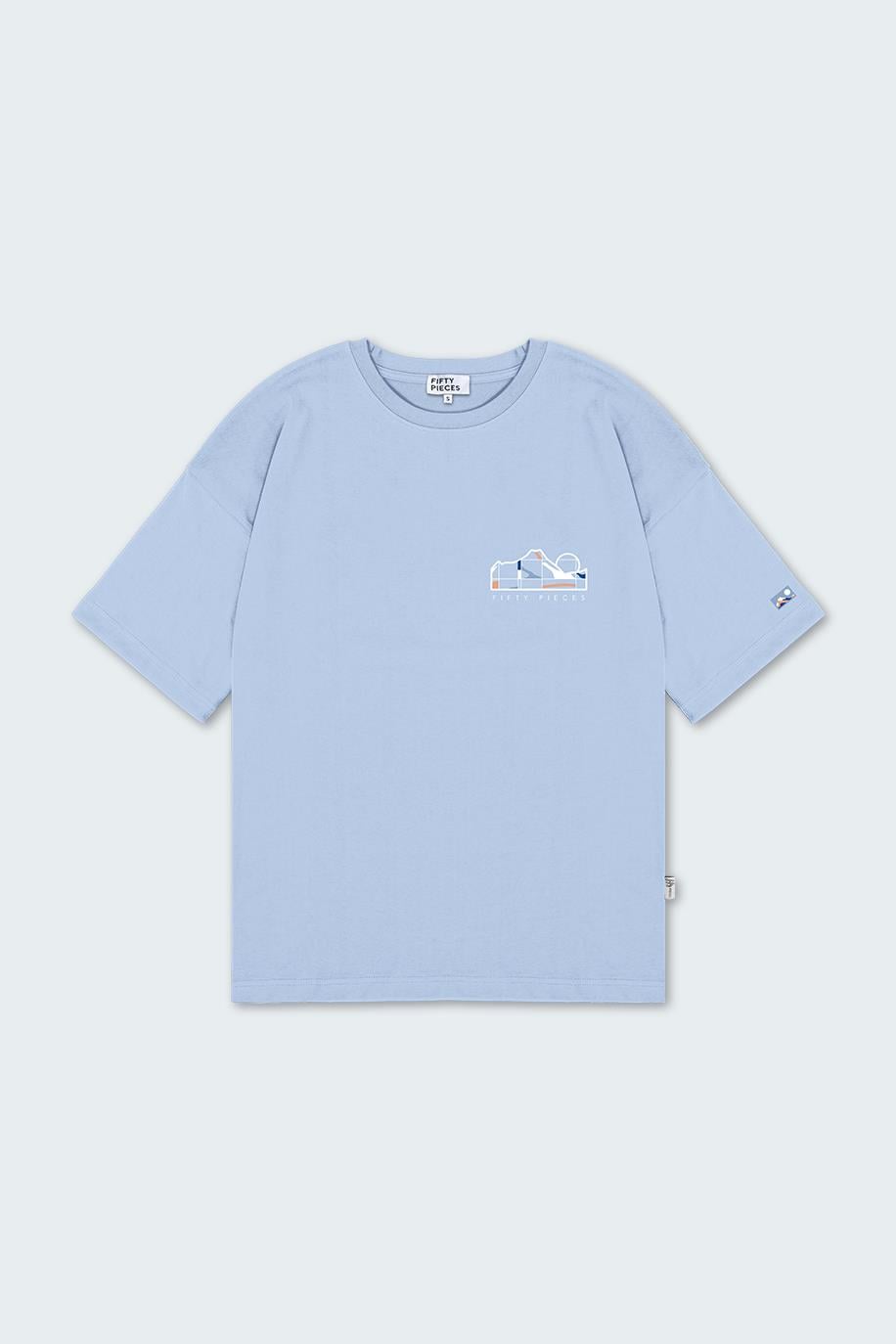 Women's Back Printed Oversized T-Shirt