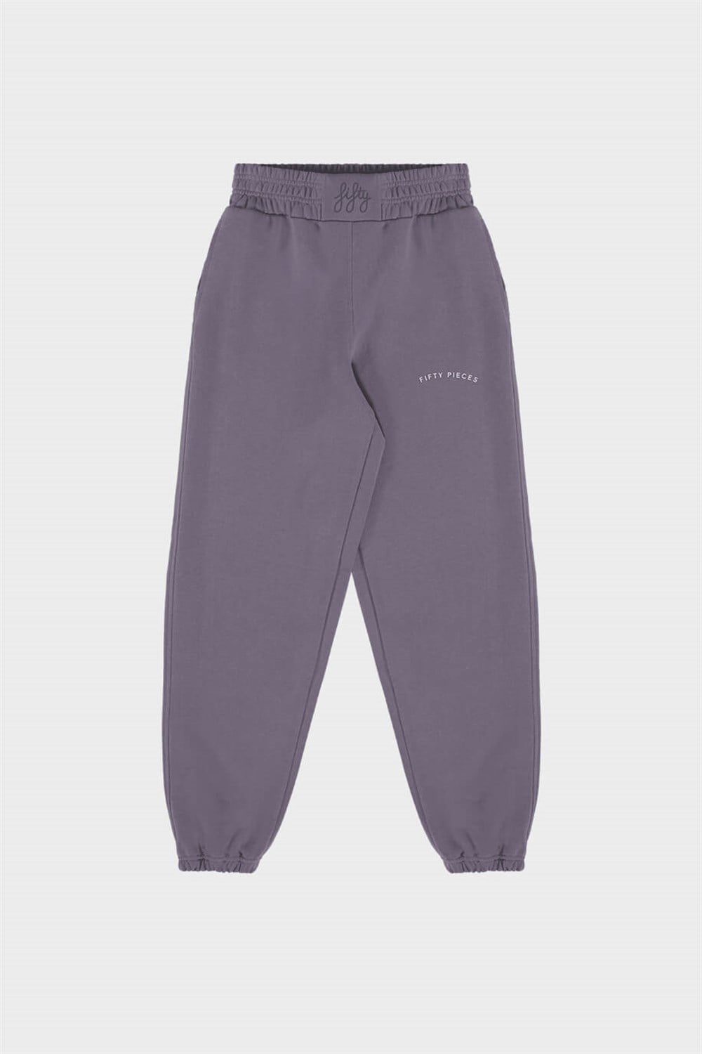 Kadın Mürdüm Loose Fit Jogger