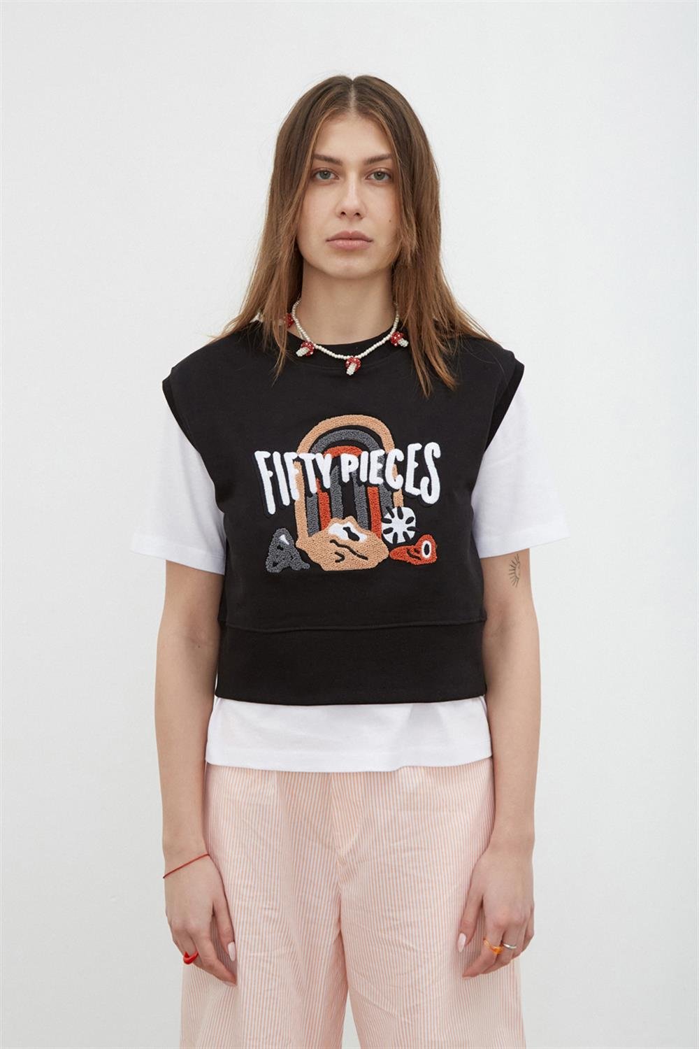 KADIN OVERSIZE CROP SÜVETER